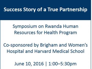Symposium on Rwanda Human Resources for Health Program graphic