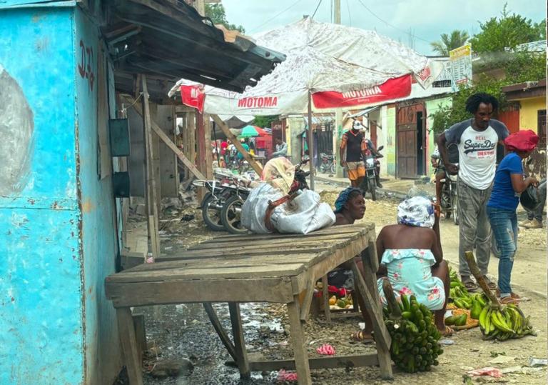 A Street in Hinche Haiti