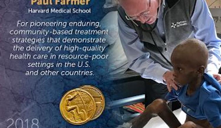 Paul Farmer Public Welfare Medal Graphic