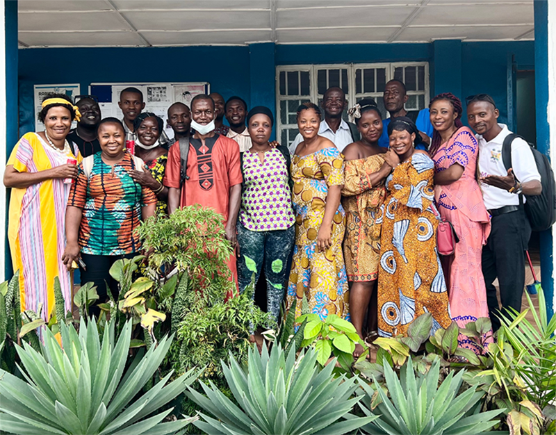 PIH Liberia Mental Health team. November 2021. Photo captured by Giuseppe Raviola